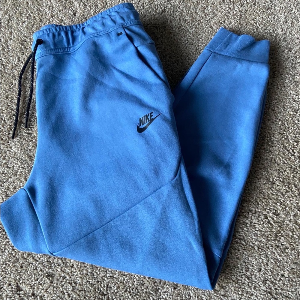 Baby blue Nike sweatpants